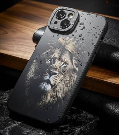 كفر iPhone 14 Plus - تصميم فخم جداً (3D Lion Edition)