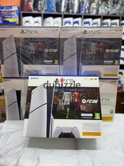 Ps5 slim playstation5 cd new with one controller - ضمان سنة