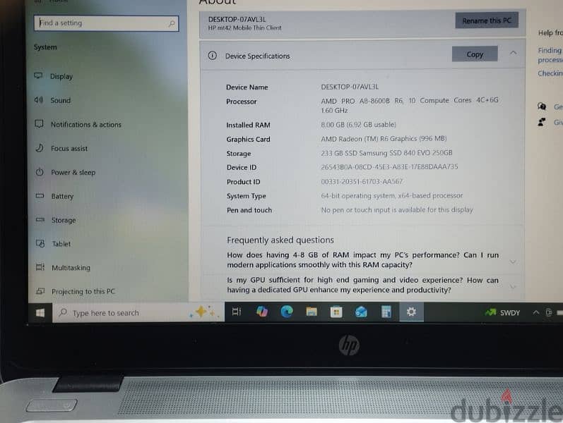 HP Laptop 3