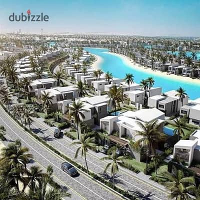 ازها الساحل تاون هاوس علي اللاجون استلام 2027 متشطيبه بالكامل في راس الحكمة ٣ غرف ١ مستر
