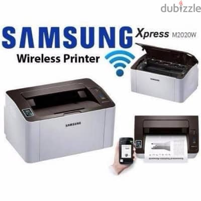 طابعة Samsung m2020w  ليزر ابيض واسود واي فاي