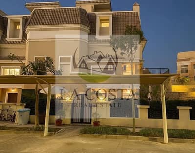اقل سعر s villa في سراي بسعر لقطه دلوقتي مساحه 295متر ميديل استلام فوري برايم لوكيشن من المالك مباشره كمبوند عايش وساكن بالفعل