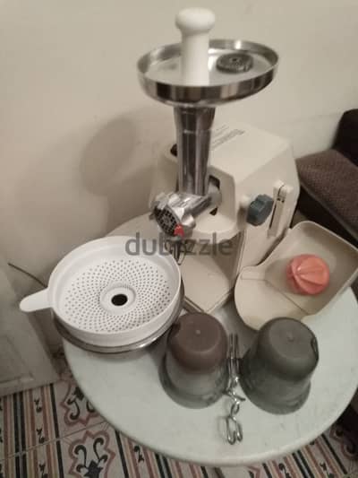 كيتشن ماشين ناشونال ياباني 250 وات مفرمة عصارة برتقال  مضرب بيض عجان