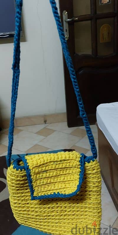 شنطة كروشية يدوى
