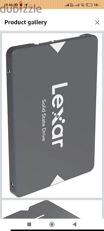 Lexar NS100 512GB SSD Hard Disk New 1