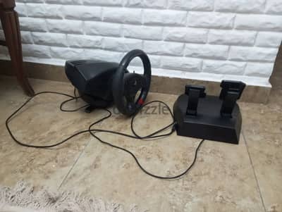 PlayStation racing wheel with pedals