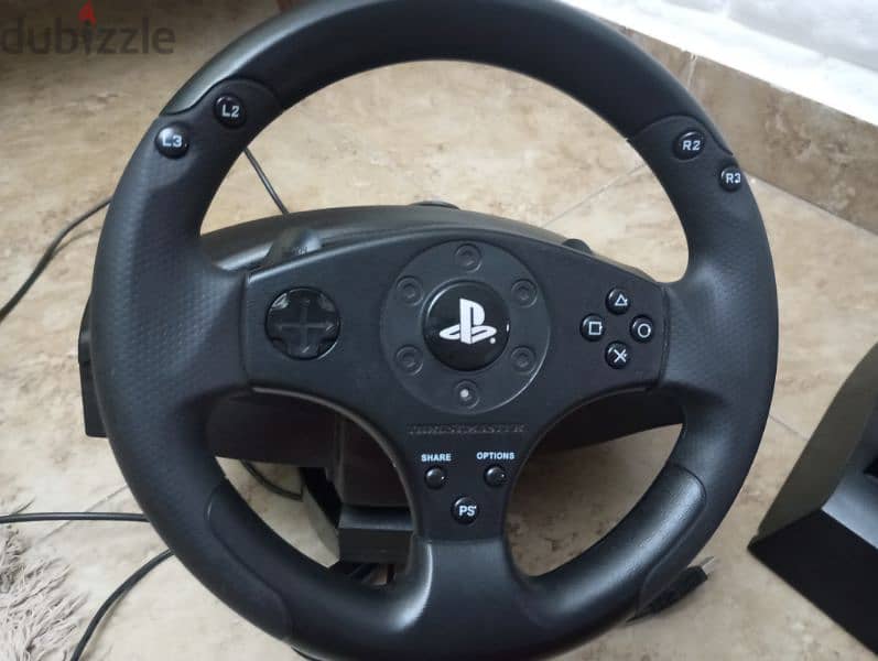 PlayStation racing wheel with pedals 4