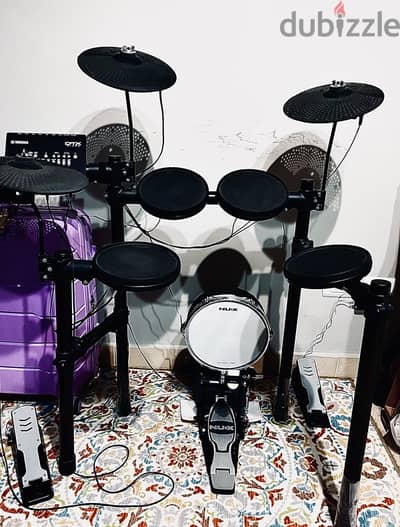 Yamaha DTX-402K Electric Drums (UPGRADED Bass) درامز الكتروني مُحدث