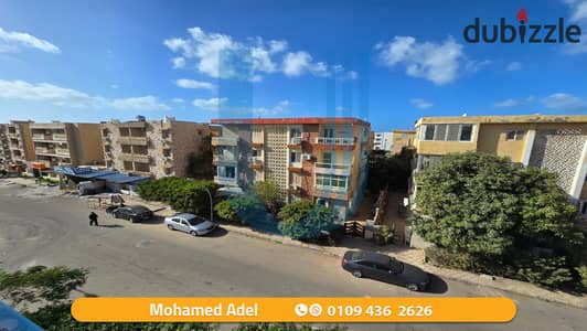 شقة 100م للبيع -المعمورة الشاطئ - بجوار نادى القوات المسلحة - السعر 3.850. 000 مليون