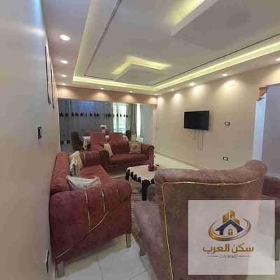 Furnished apartment for rent, 150 sq m, on Mustafa El Nahas main road, excellent location. Daily and monthly rentals available directly from the owner.