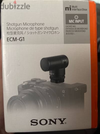 Sony ECM-G1 Shotgun Microphone جديده ماتفتحتش - وارد الامارات