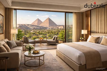 Immediate Sale – A Rare Tourist Investment Studio Opportunity at an Unrepeatable Price, with the Highest Daily Return in USD, Next to the Pyramids and