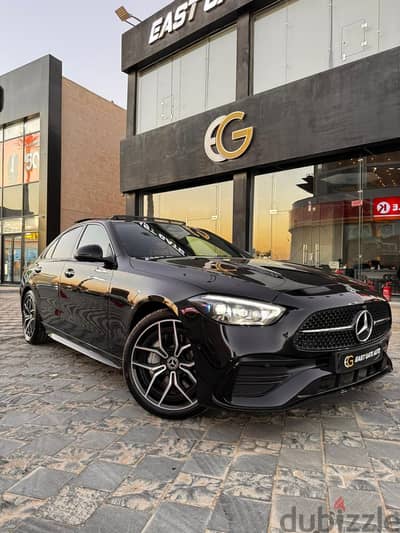 Mercedes-Benz C200 2026 AMG Premium+ Black x Red Spyder Rims مرسيدس