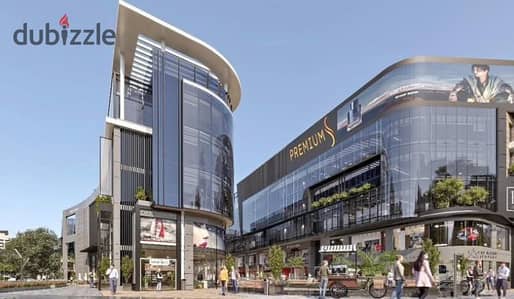 64 sqm prime office for sale in  Mall 1o1 , heart of Sheikh Zayed City, directly on Dahshur Connection Road, facing Oasis Al Khattab