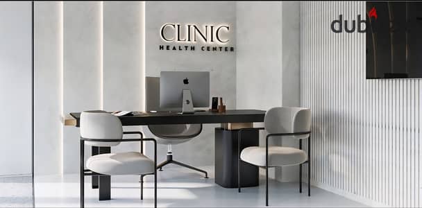 A fully finished clinic with ac's  in front of Dar Al-Fouad Hospital