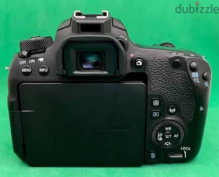 canon 77d body معاها ring flash rf76 1