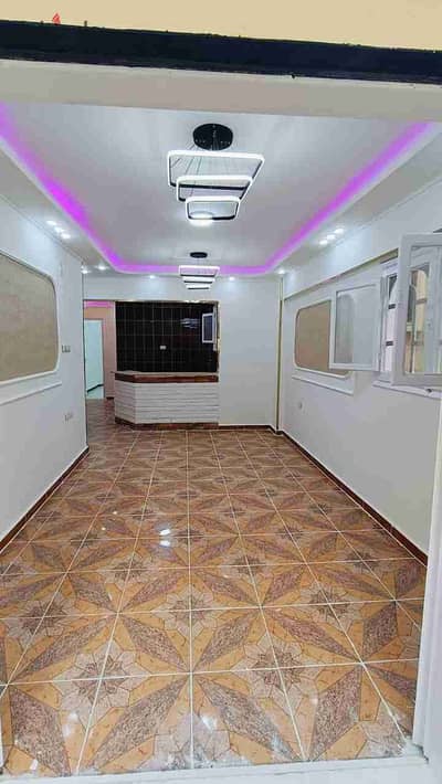 شقه فى العجمي شاطئ النخيل في قلب الخدمات بجوار حمام سباحه ميرا موقع سكنى ومصيفى رائع