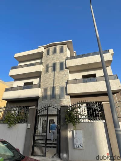 Villa for sale in a great location in October in Palm Villa directly on the Educational City road with elevator and central air conditioning