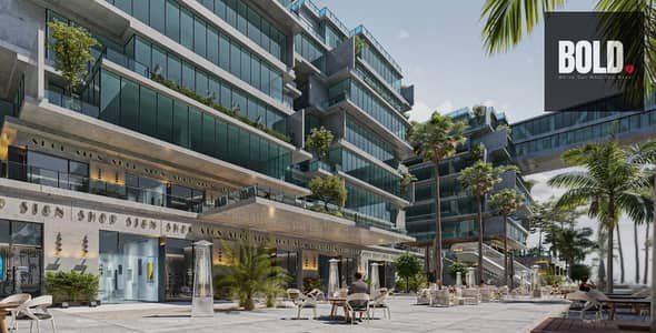 للبيع مكتب لقطة بمساحة 350 متر في أحدث مشروع Bridges مول مباشر على محور 26 يوليو 6 أكتوبر  Bridges mall direct on mehwar 26 july 6 october