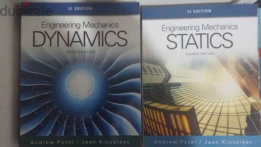 كتب ميكانيكا أندرو بيتل الأصلي (Statics & Dynamics) - Pytel SI Edition