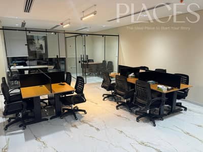 ابدأ أعمالك الآن مكتب إداري للإيجار بتشطيب كامل وموقع متميز في Hyde park مساحه 65متر جاهز للتشغيل الفوري