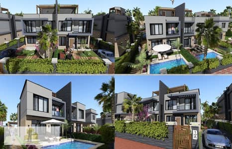 The lowest price for a villa directly on Dahshur Link, in installments over 9 years