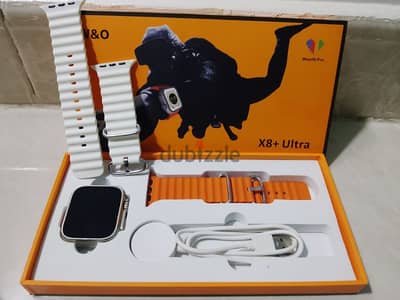 ساعة X8+Ultra كسر زيرو مع استراب هدية مع شاحن اصلي