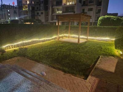 شقه للايجار بكمبوند كنز ارضى بجاردن بمدخل خاص علي طريق الفيوم مباشرة 130م اول سكن تشطيب مودرن