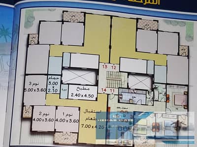 123م في التانيه بسعر مميز للبيع دور اول فيو رائع