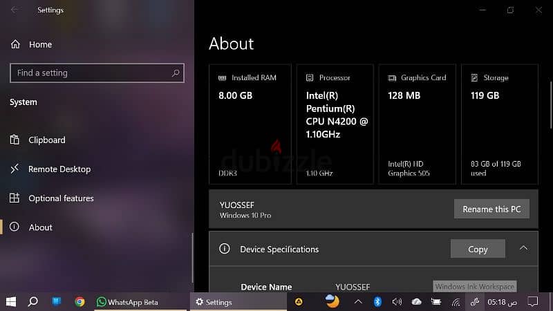 لاب توب HP x360 1