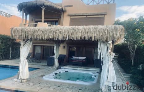 For Sale Sea View Villa With Swimming Pool In Mountain View 1 Ain Sokhna
