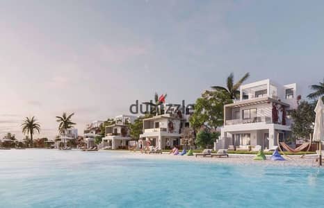For Sale Ground Chalet Direct lagoon View Delivery 2027 In SHAMASI - North Coast