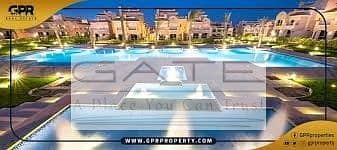 For sale at a bargain price, a detached villa, fully finished and furnished, with a very special view, in Patio 6 October Compound