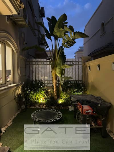 Townhouse for sale at a special price in Al Patio 6 compound, fully finished to an ultra-super-lux standard, furnished and equipped