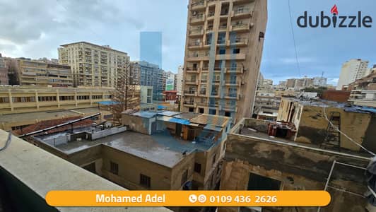 شقة للبيع 105م -رشدى - شارع رشدى باشا - برج براند - السعر 3.150. 000 مليون