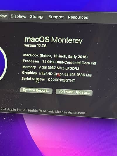 Apple MacBook 12-inch (Early 2016)