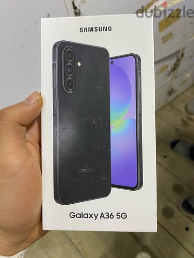 سامسونج A36 5G مساحه ٢٥٦ رام ٨ متفتحش بالبرشامه