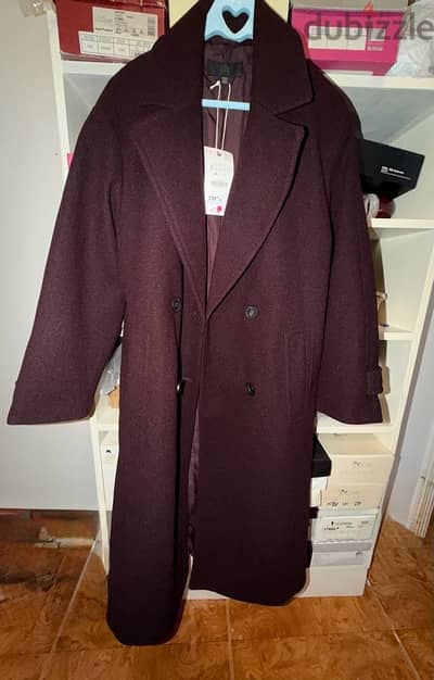 coat zara from Canada Burgundy