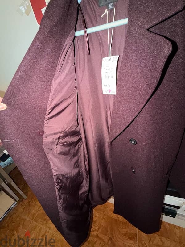 coat zara from Canada Burgundy 5