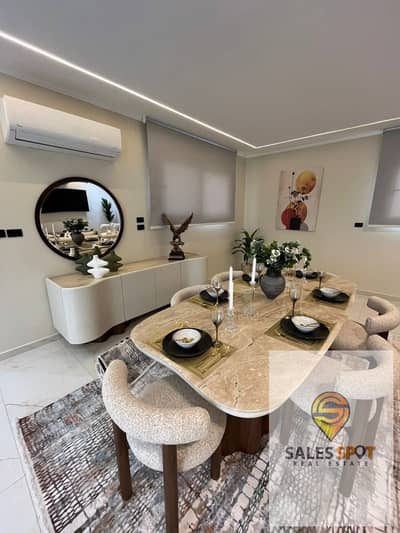 With a down payment of 686,000: Super-lux finished apartment for sale in Al-Shorouk at a bargain price – Al-Jar Compound.
