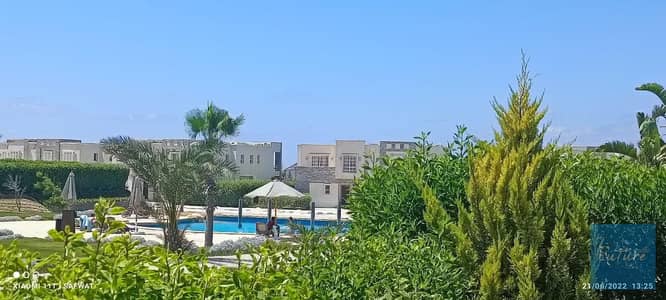 دوبلكس للبيع مساحه ١٩٠ متر اول صف دوبلكسات بعد الڤلل خطوات للبحر ٤ غرف علي البول دايركت امواج الساحل الشمالي سيدي عبد الرحمن