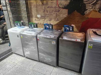 غسالات فوق اتوماتيك ونص اوتوماتيك مستعمل بحاله ممتازه وبضمان معرض6شهور