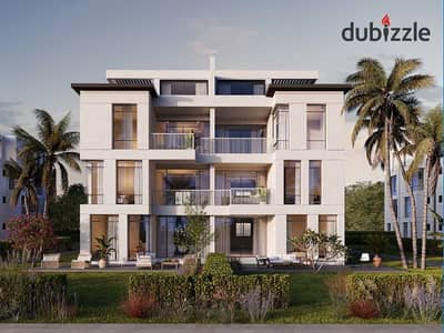 شاليه للبيع تشطيب كامل مع جاردن بالتقسيط لمدة 10 سنوات بإطلالة على البحر في Cali Coast – رأس الحكمة