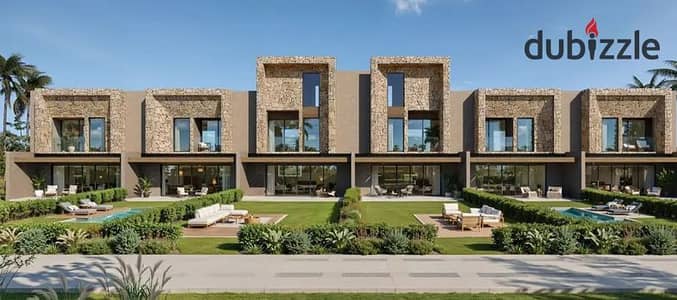 Townhouse corner for sale in a prime location inside La Manga Compound, next to Sodic, in New Zayed.