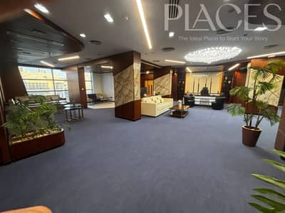 Admin office for rent in a prime location on South 90th Street, fully finished and furnished, 1800 square meters inside an administrative building.