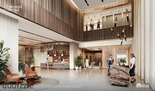 99 sqm administrative office for sale with a guaranteed investment return located directly on Al Wahat Road next to Mall of Egypt by Majid Al Futtaim