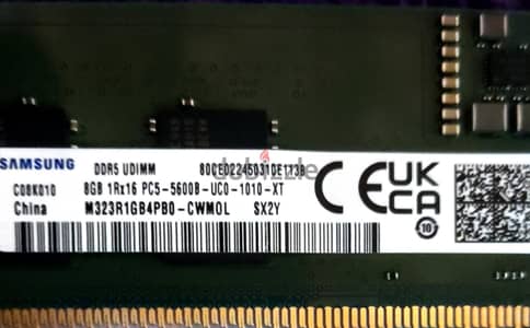 2 *8 ram ddr5 و ddr3 2*8 و ddr5 16g