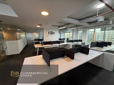 Finished Full Floor at South 90 for Rent-New Cairo