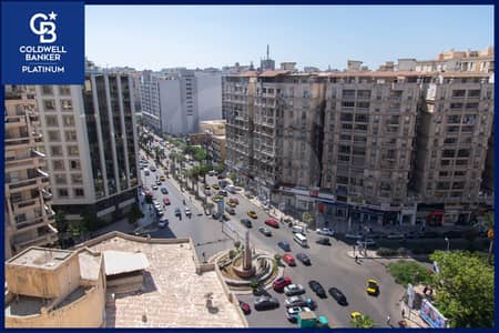 شقة للبيع 277م سموحة (شارع فوزي معاذ) - عمارة براند.