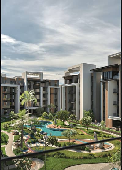 Apartments for sale in installments over 10 years in Hadayek October, Zat Compound